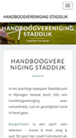 Mobile Screenshot of hbvstaddijk.nl