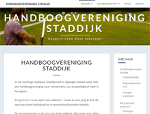Tablet Screenshot of hbvstaddijk.nl